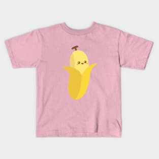 Cute Happy Banana Fruit Kids T-Shirt